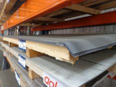 Six Weatherfast Coated Metal Sheets, 3000 x 1250 x