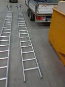 21 Rise Aluminium Roofing Ladder