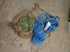 Quantity of Rope, with pulley