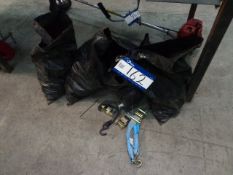 Quantity of Ratchet Straps, as set out in four bag