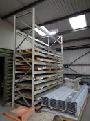 Single Bay of Apex UK 8 Boltless Pallet Racking, a