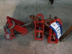 Three GT Mark 2 Beam Clamps, WLL 3000kg