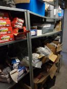 Contents to Five Bays of Shelving, including pop r