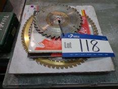 Nine Various Circular Saw Blades