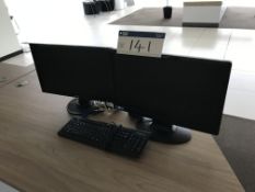 Hanns G HH221 Monitor, Acer K222 HQL Monitor & Key