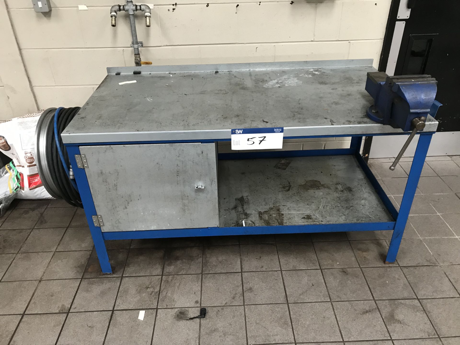 Steel Workbench, with 6in engineers vice
