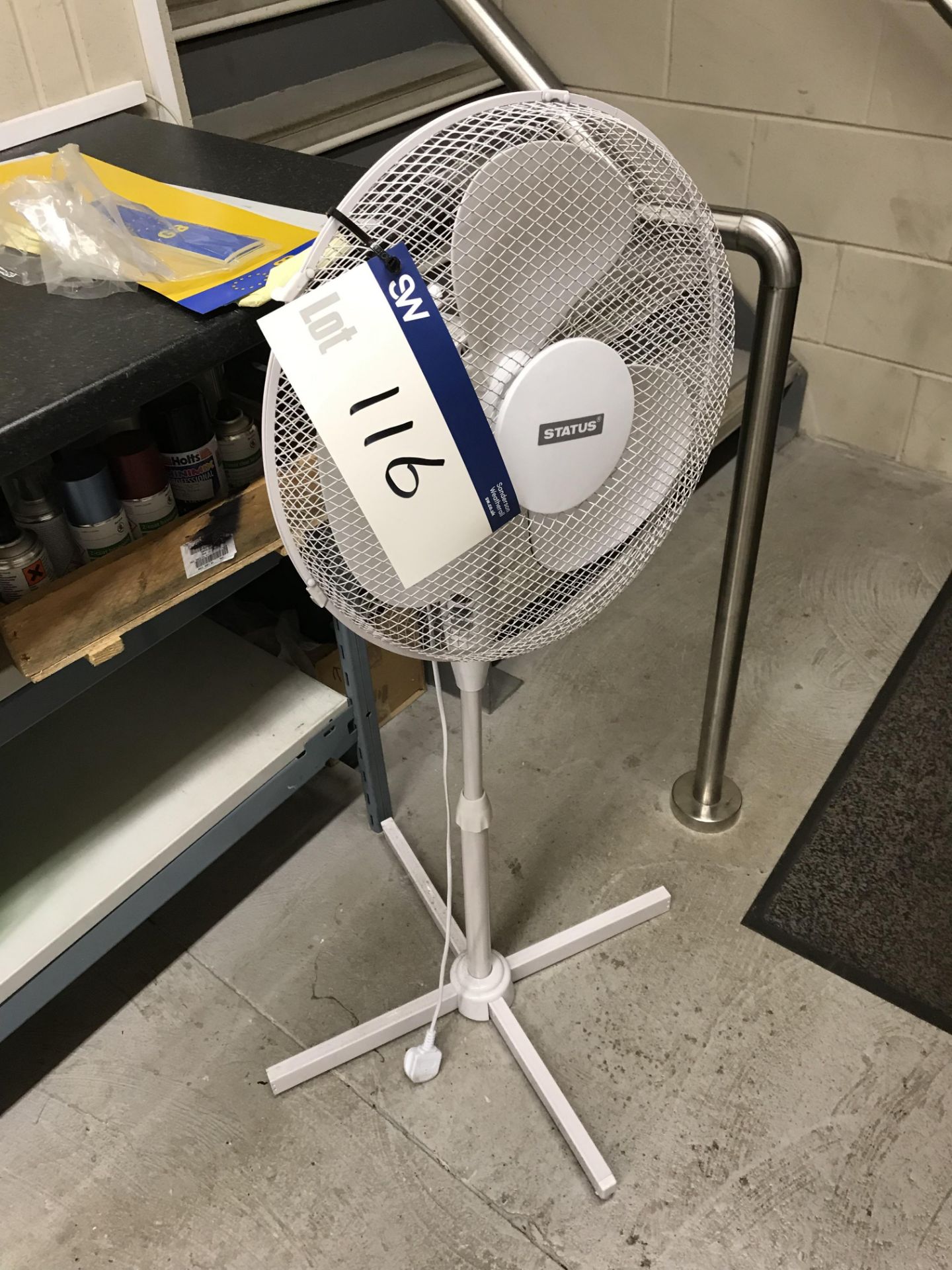 Status Three Speed Oscillating Floor Fan
