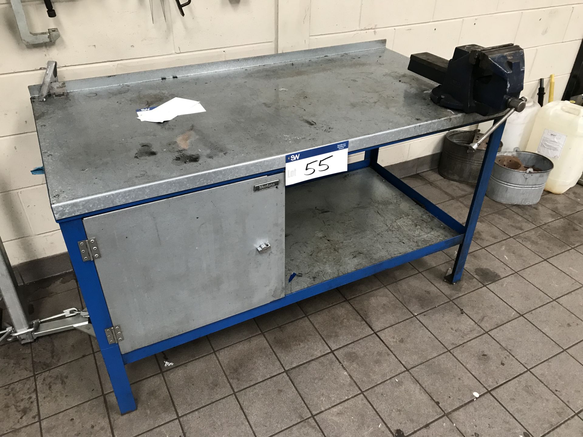 Steel Workbench, with 6in engineers vice