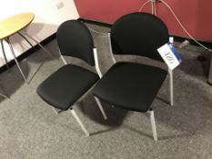 Two Fabric Upholstered Side Chairs