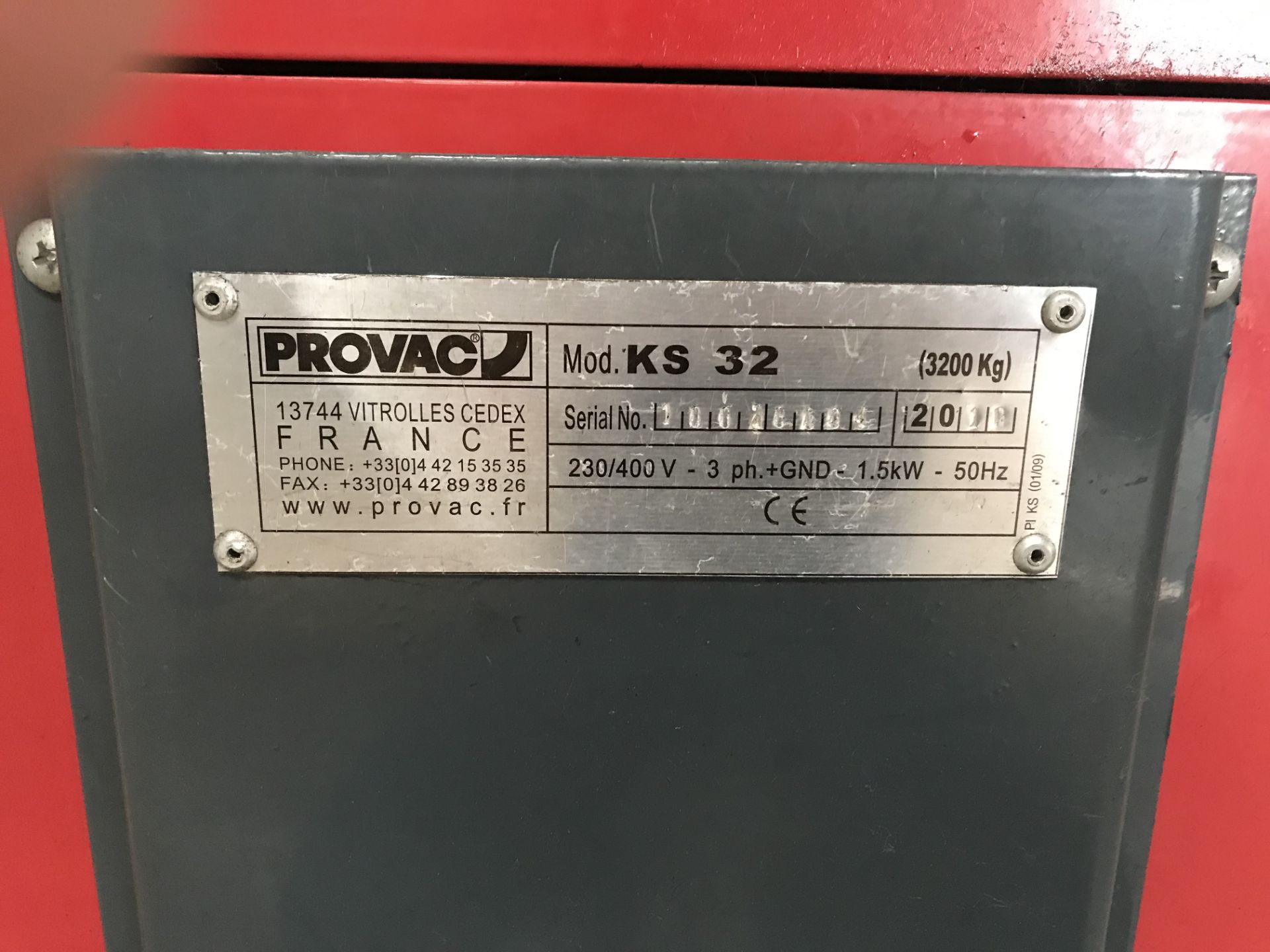 Provac KS32 Two Post Four Arm Vehicle Lift, 3200kg - Image 2 of 2