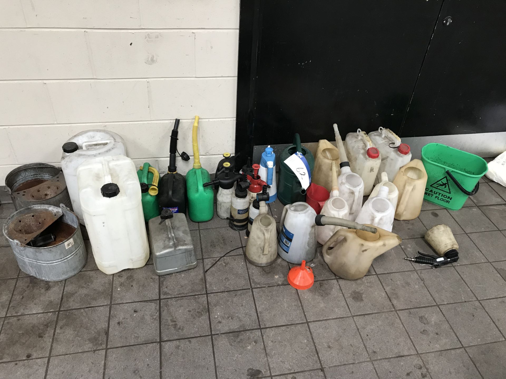 Quantity of Measuring Jugs, Fuel Cans, Watering Ca