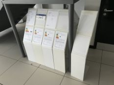 Seven Metal Showroom/Leaflet Display Stands