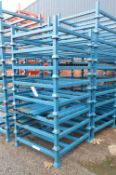 Eight Steel Stillages, approx. 1.2m x 1.2m