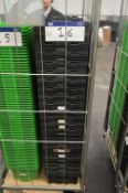 24 Plastic Stacking Trays