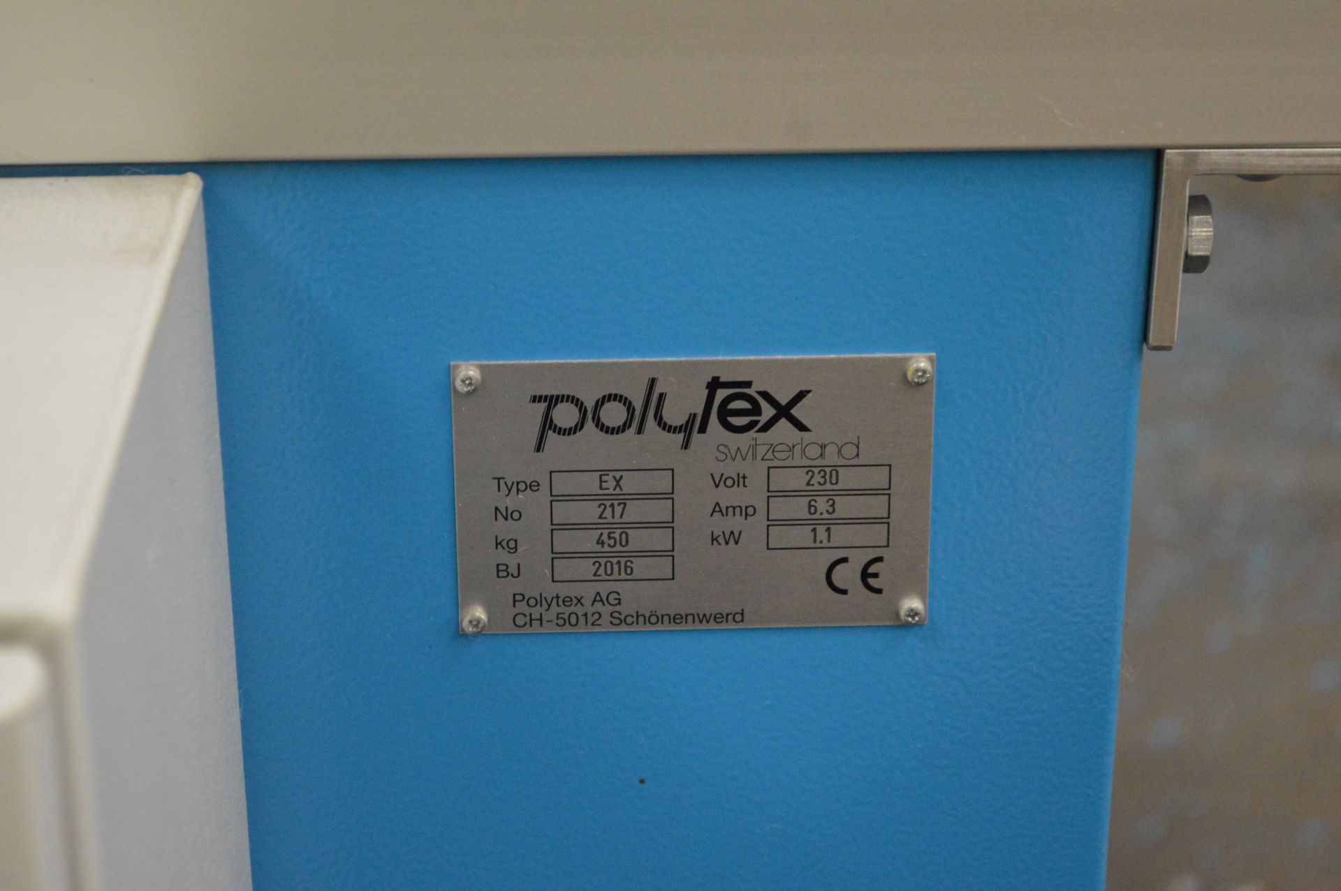 Polytex EX UNIVERSAL MOUNTING MACHINE, serial no. 217, year of manufacture 2016, 230V, 450kg machine - Image 4 of 4