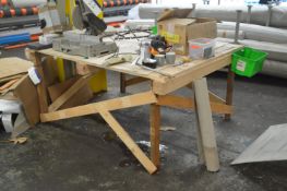 Timber Bench, approx. 1.9m x 1.55m