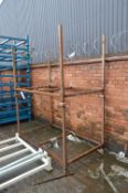 Two Steel Stillages, approx. 2.05m x 1.15m