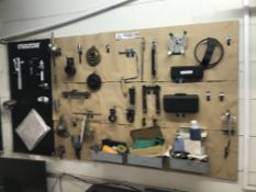 Assorted Specialist Mazda Tools, as set out on two boards