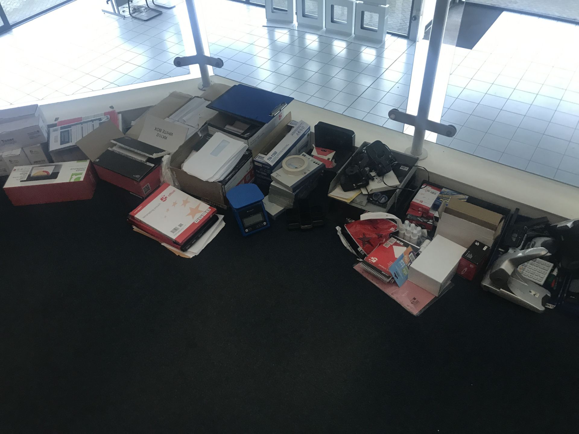 Assorted Office Requisites, as set out on floor