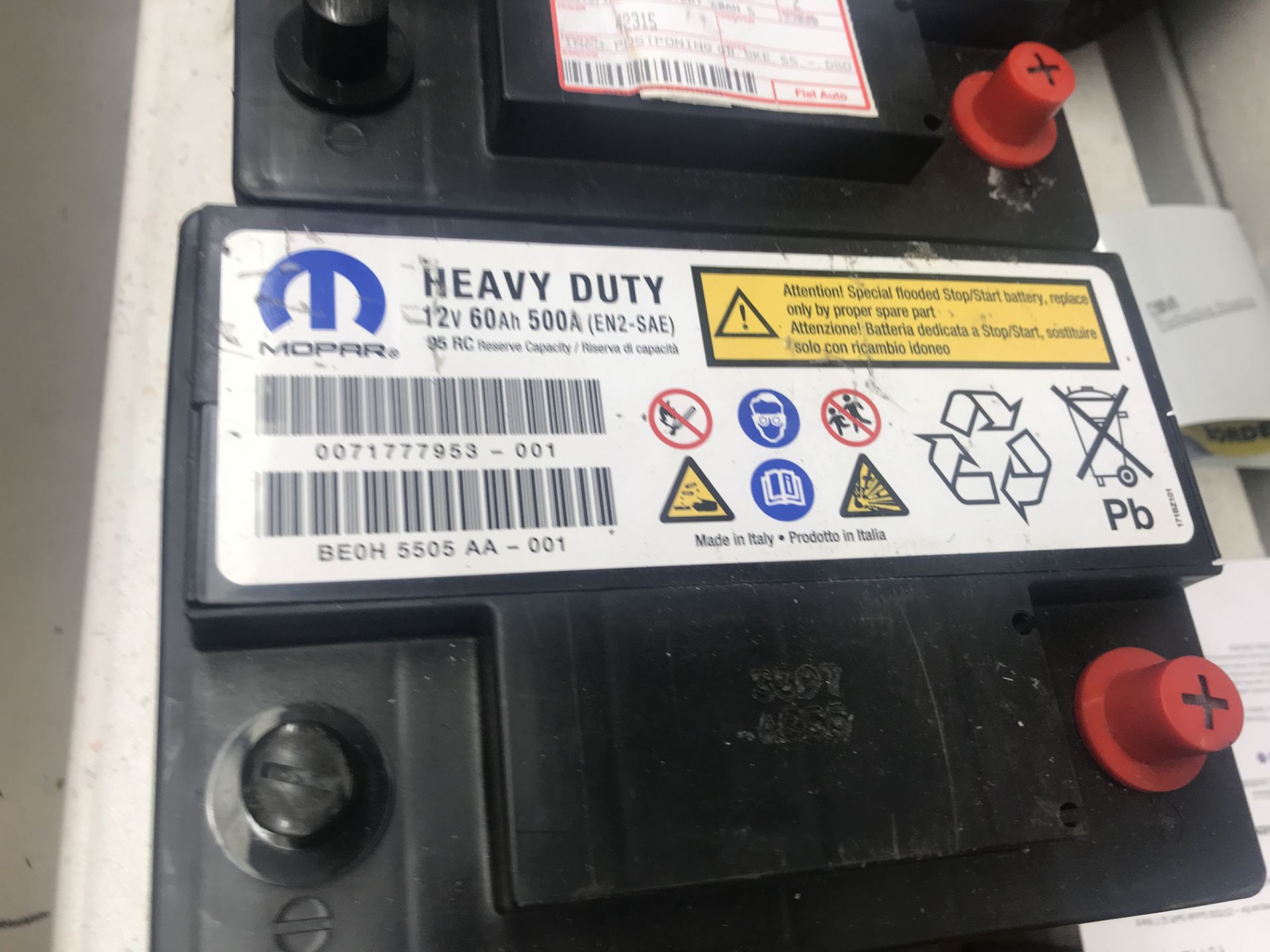 Four Heavy Duty Batteries, 12V (understood to be unused) - Image 2 of 2