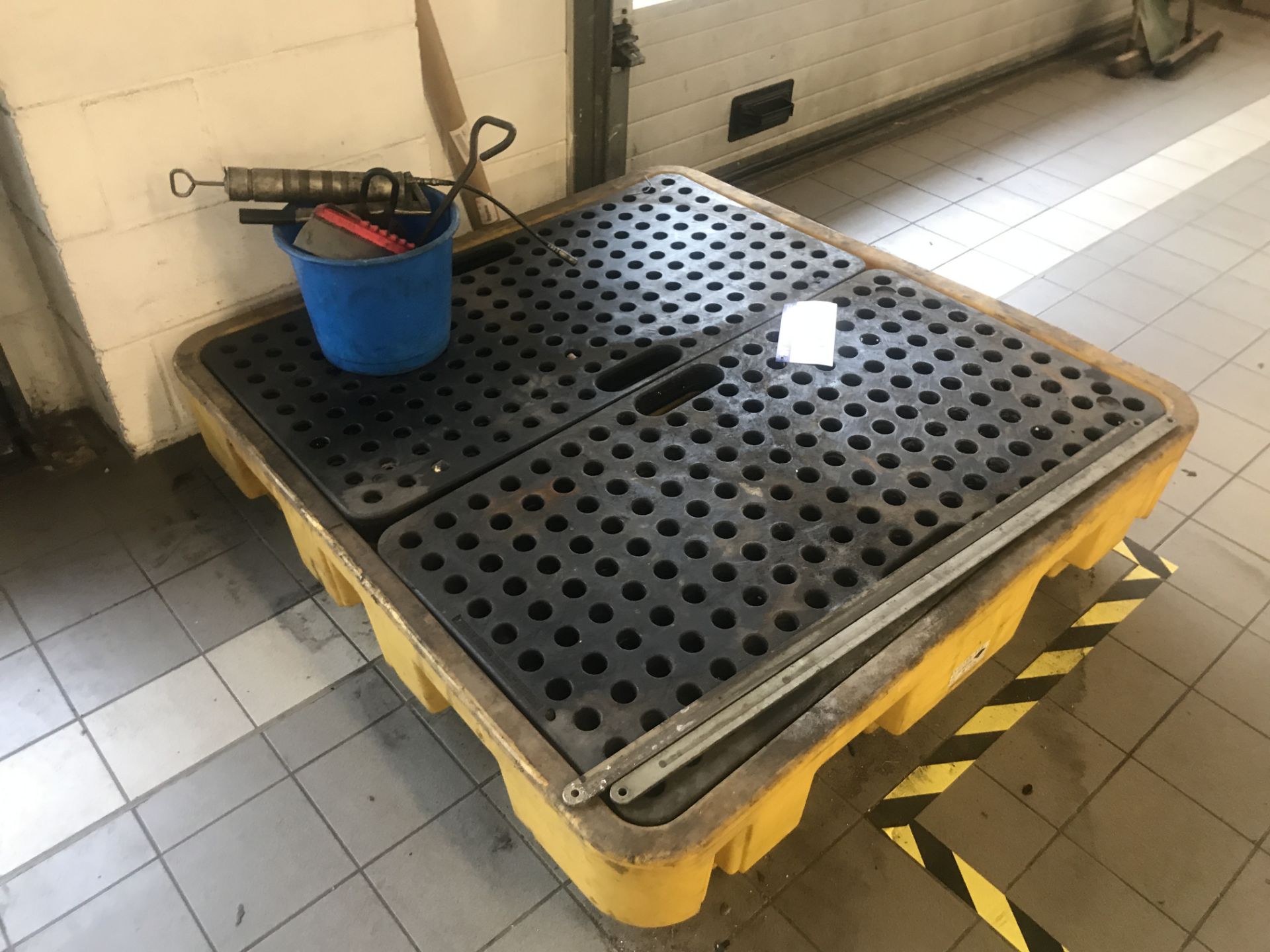 Spill Tray, approx. 1.38m x 1.29m x 280mm