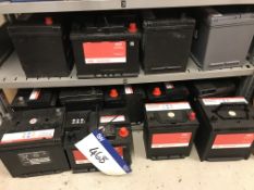 20 Assorted Car Batteries, as set out in two area