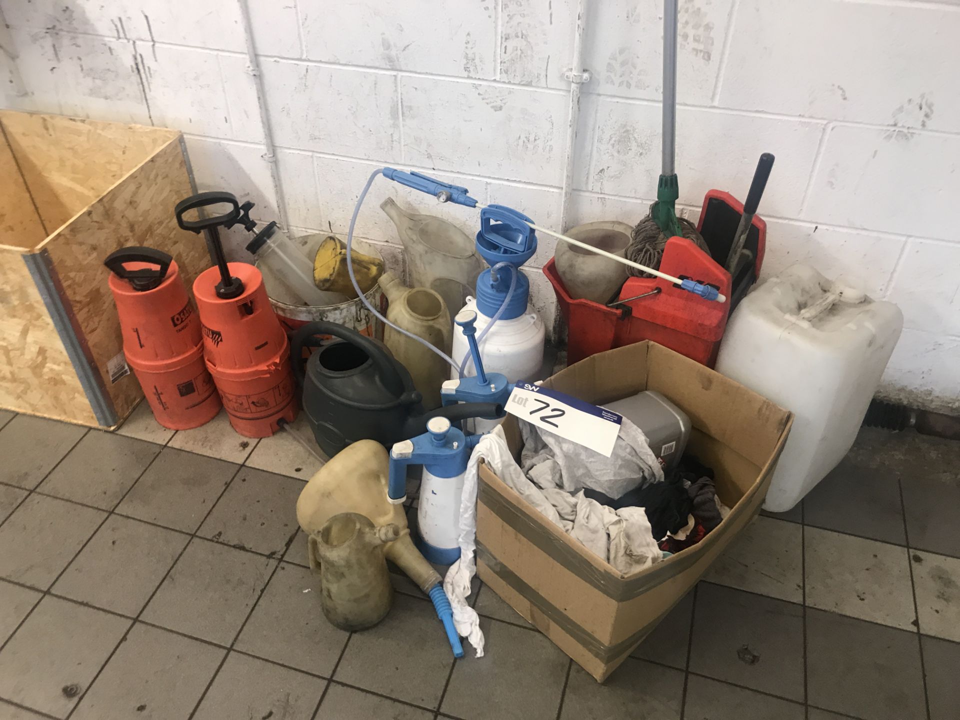 Assorted Cleaning Equipment & Sprays