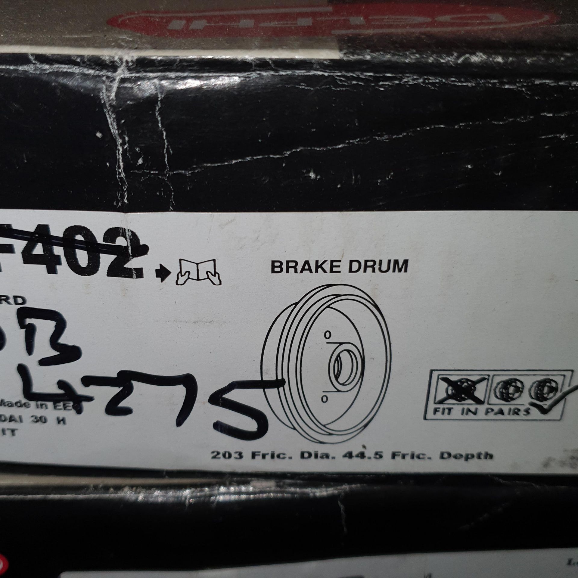 Delphi Brake Drums, as set out on one tier of rack - Image 2 of 4