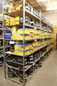 Four Bay Six Tier Boltless Pallet Racking (content