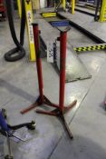 Two Steel Adjustable Stands (lot located at Border