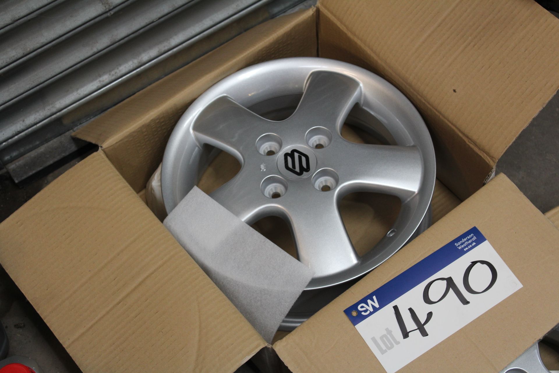 Two Suzuki Alloy Wheels (lot located at Border Car - Image 2 of 2