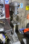 Pillar Drill, with machine vice, 240V (lot located