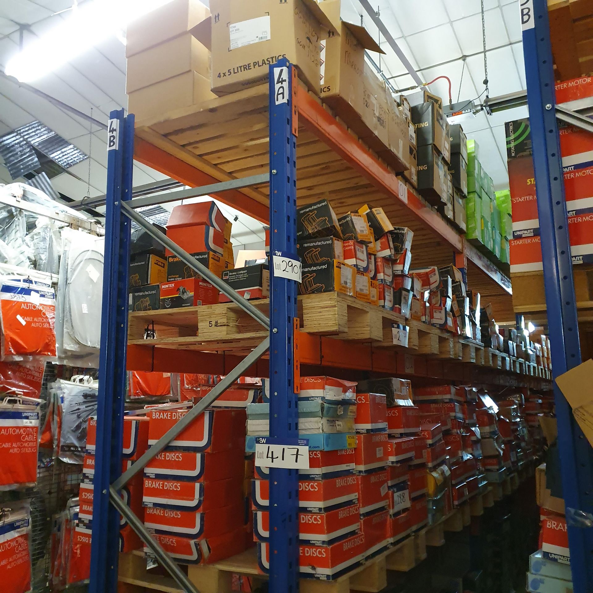 Three Bay Three Tier Boltless Pallet Racking (cont
