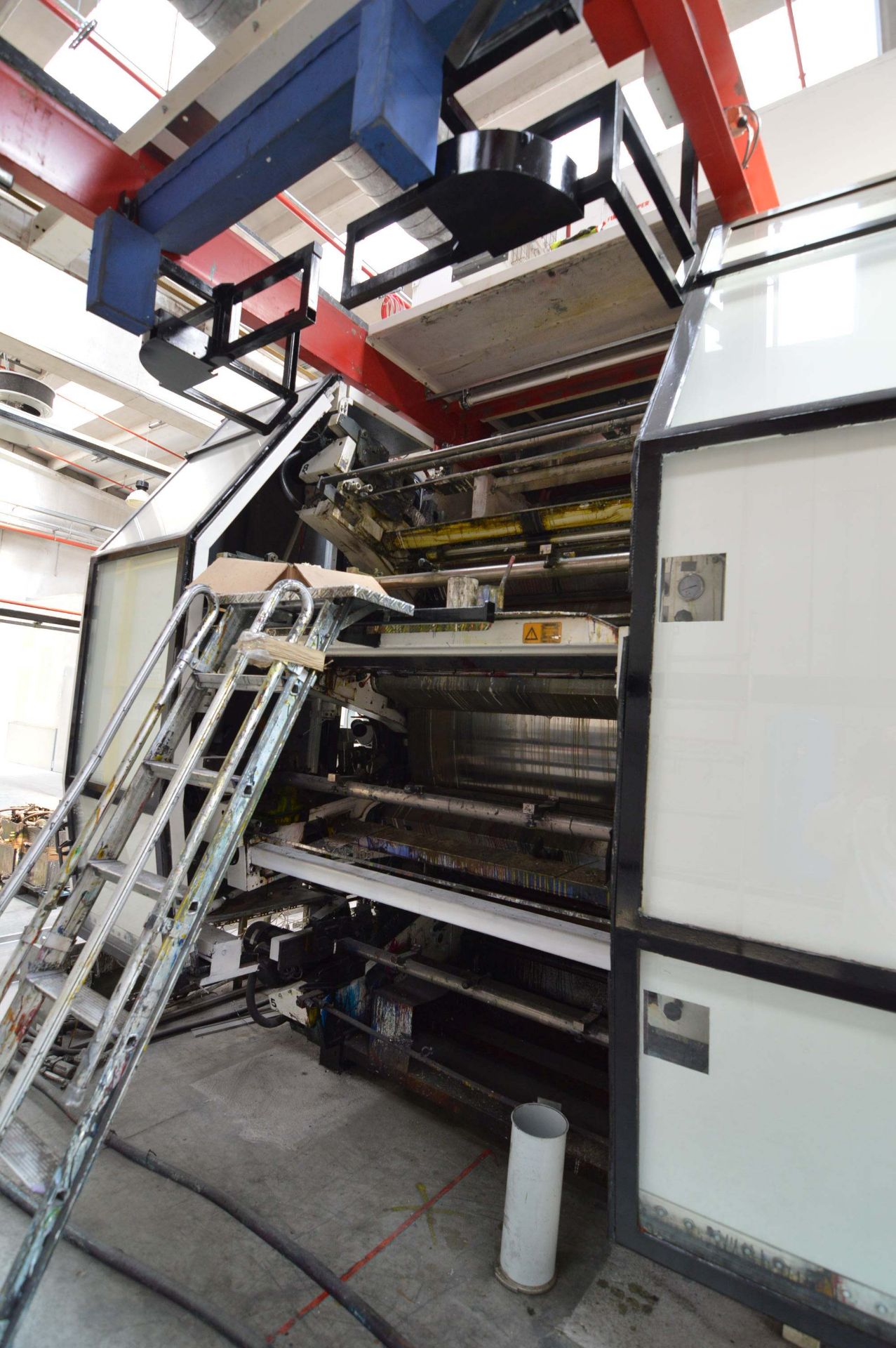 Windmoller & Holscher ASTRAFLEX EIGHT COLOUR CENTRAL IMPRESSION FLEXOGRAPHIC PRINTING PRESS, - Image 2 of 54