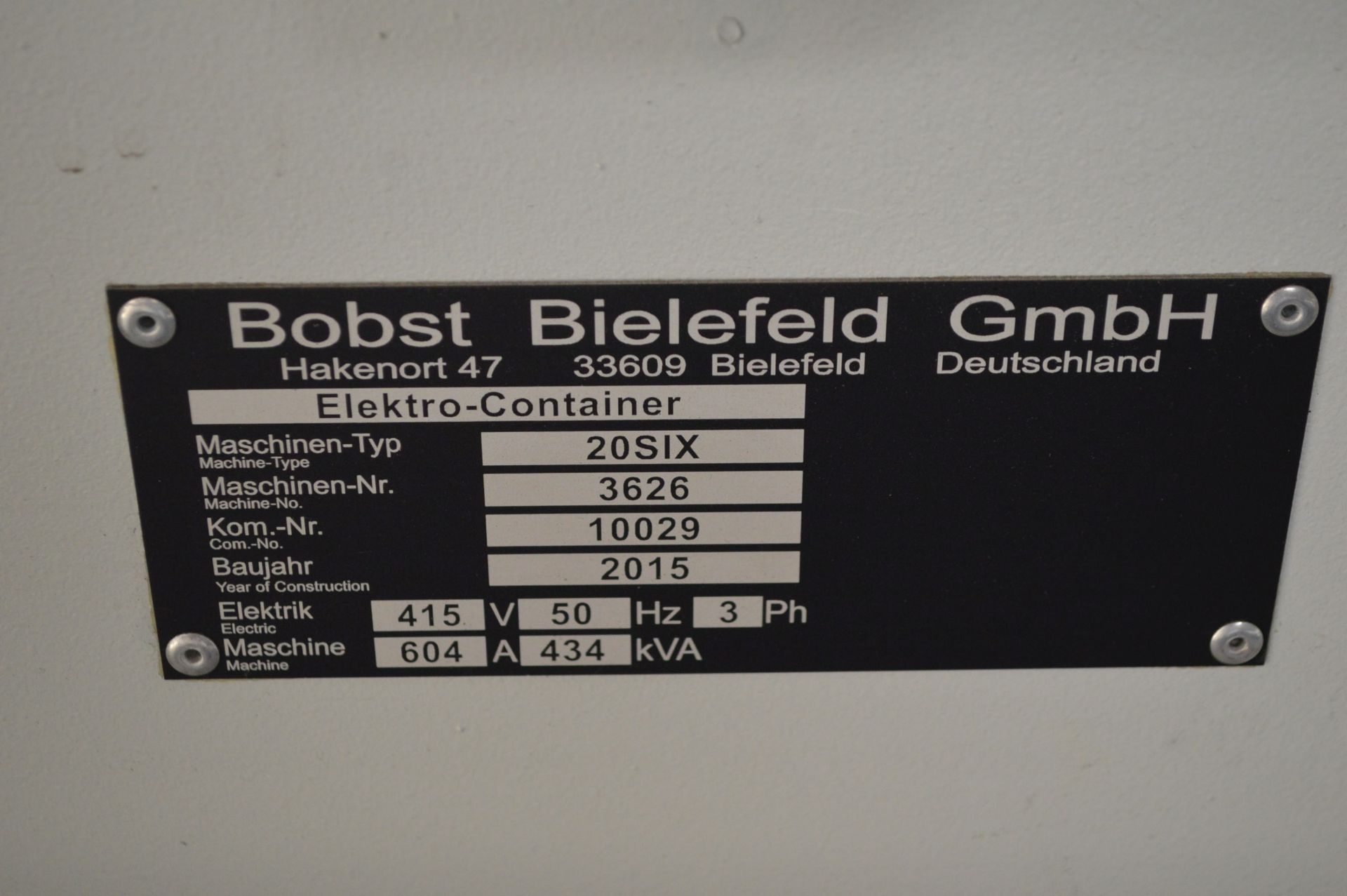 Bobst F&K 20 SIX CS 10 COLOUR 1700mm CI FLEXOGRAPHIC PRINTING PRESS, machine no. 3626, Com No 10029, - Image 27 of 62