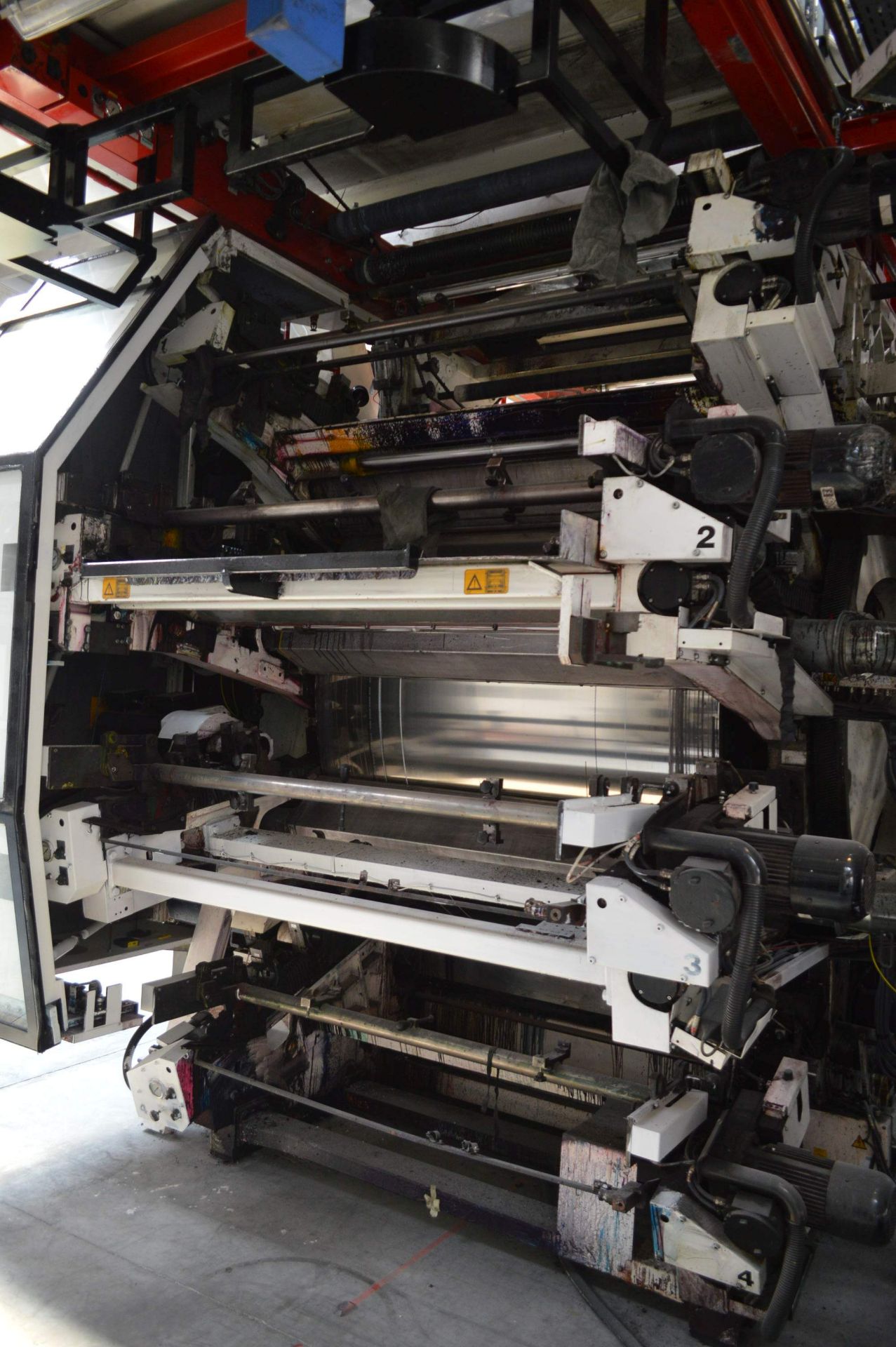 Windmoller & Holscher ASTRAFLEX EIGHT COLOUR CENTRAL IMPRESSION FLEXOGRAPHIC PRINTING PRESS, - Image 36 of 54