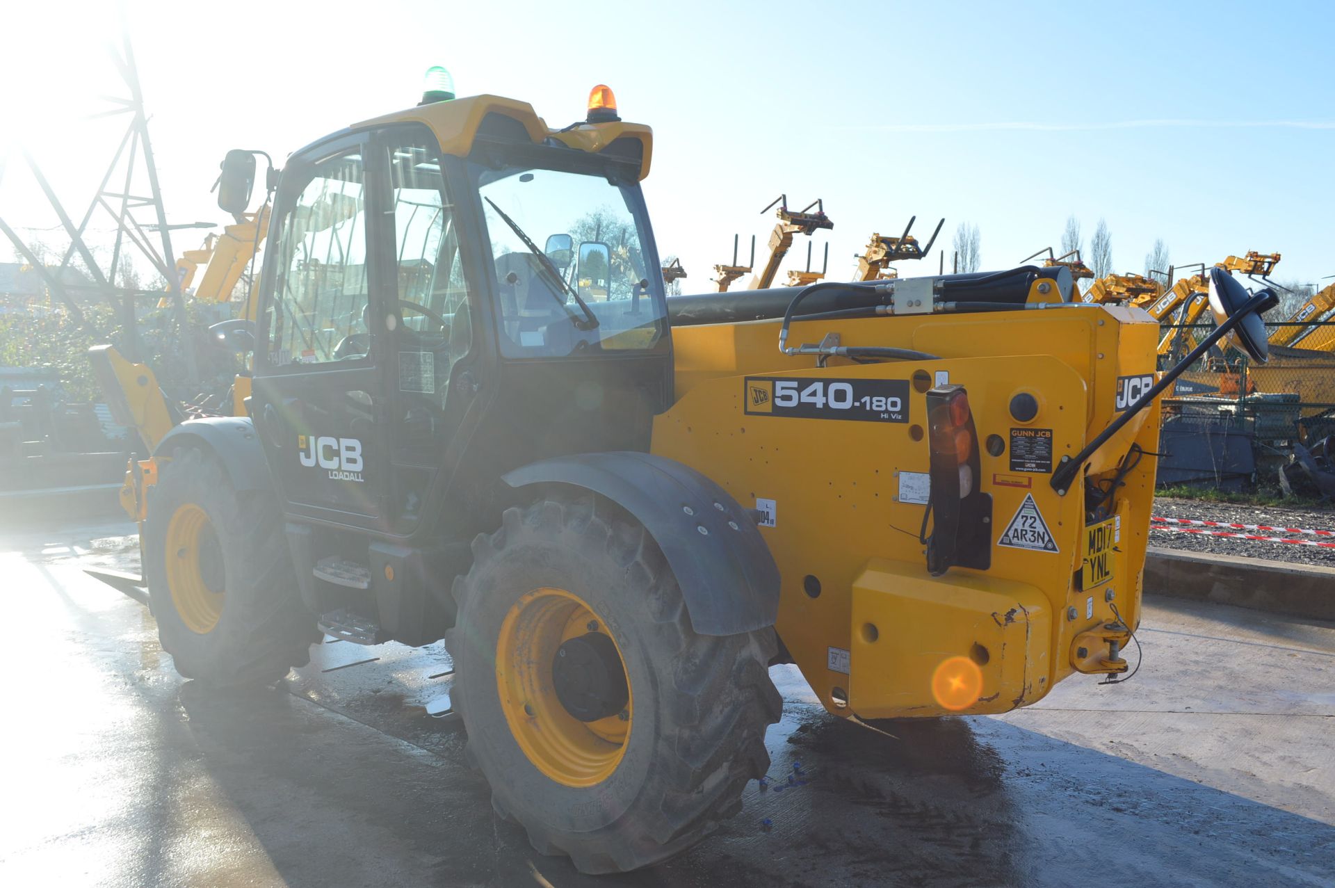 JCB 540-180 HI VIZ TELEHANDLER, registration no. M - Image 4 of 9