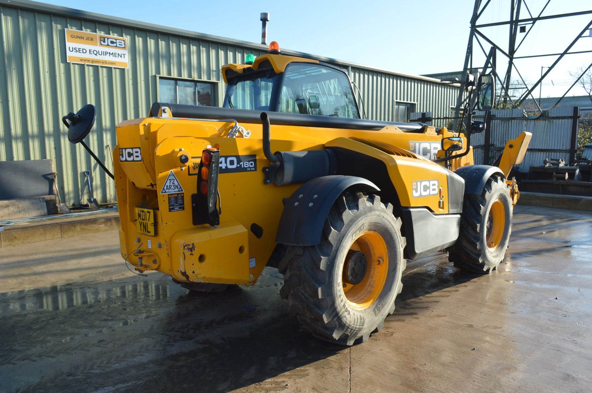 JCB 540-180 HI VIZ TELEHANDLER, registration no. M - Image 3 of 9