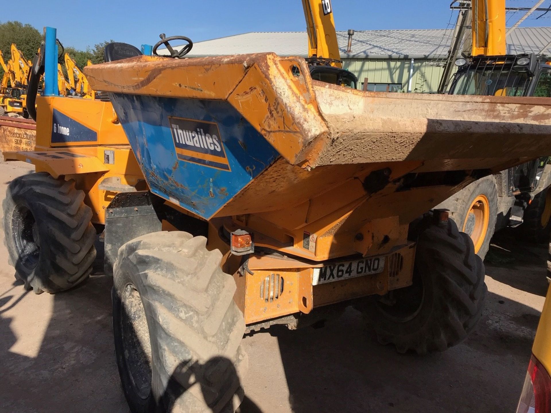 Thwaites MACH866 6 TONNE SWIVEL DUMPER, vin no. SL - Image 2 of 10