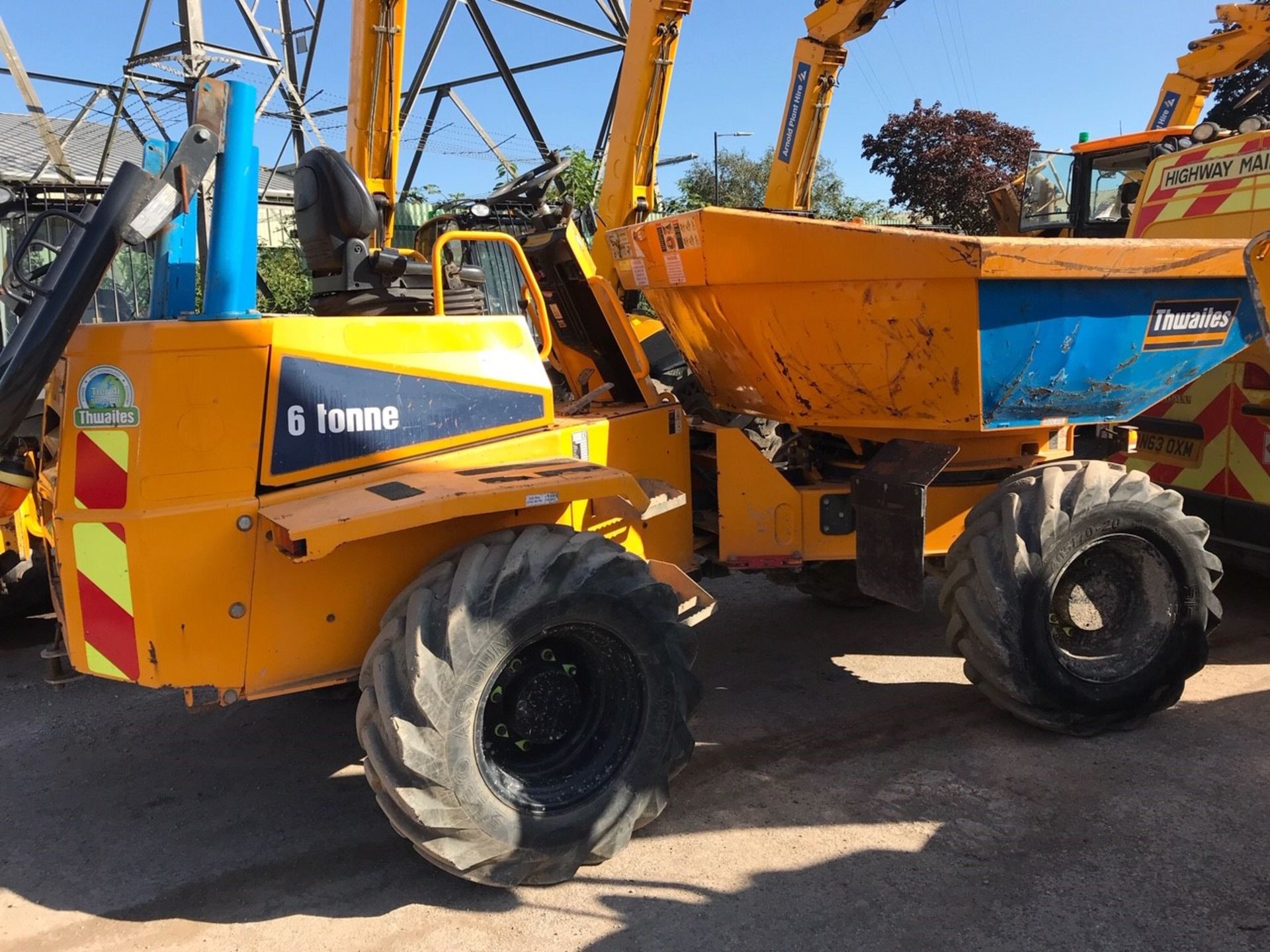 Thwaites MACH866 6 TONNE SWIVEL DUMPER, vin no. SL - Image 3 of 10