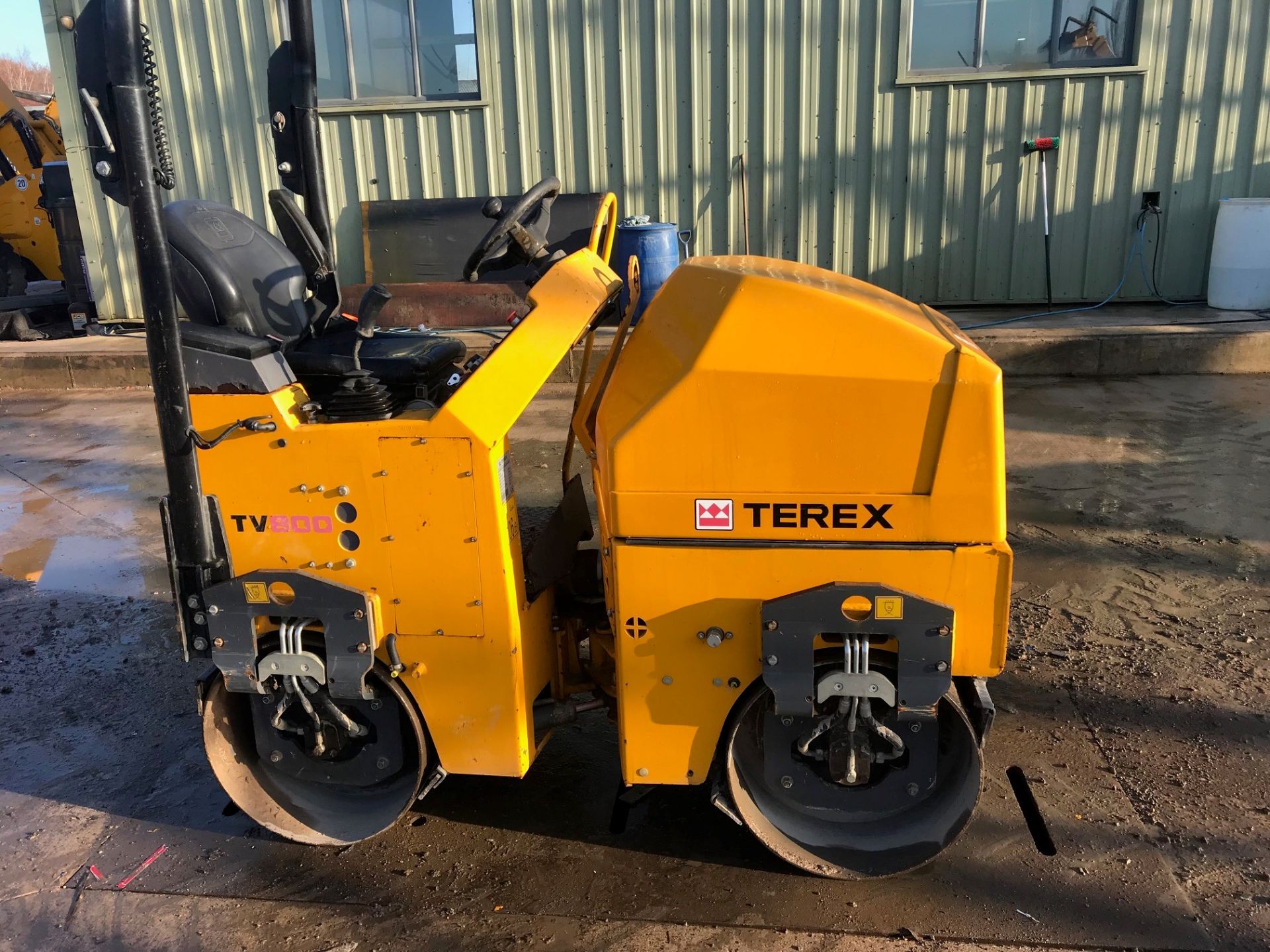 Terex TV800 TANDEM DRUM ROLLER, serial no. NS1995, - Image 2 of 7