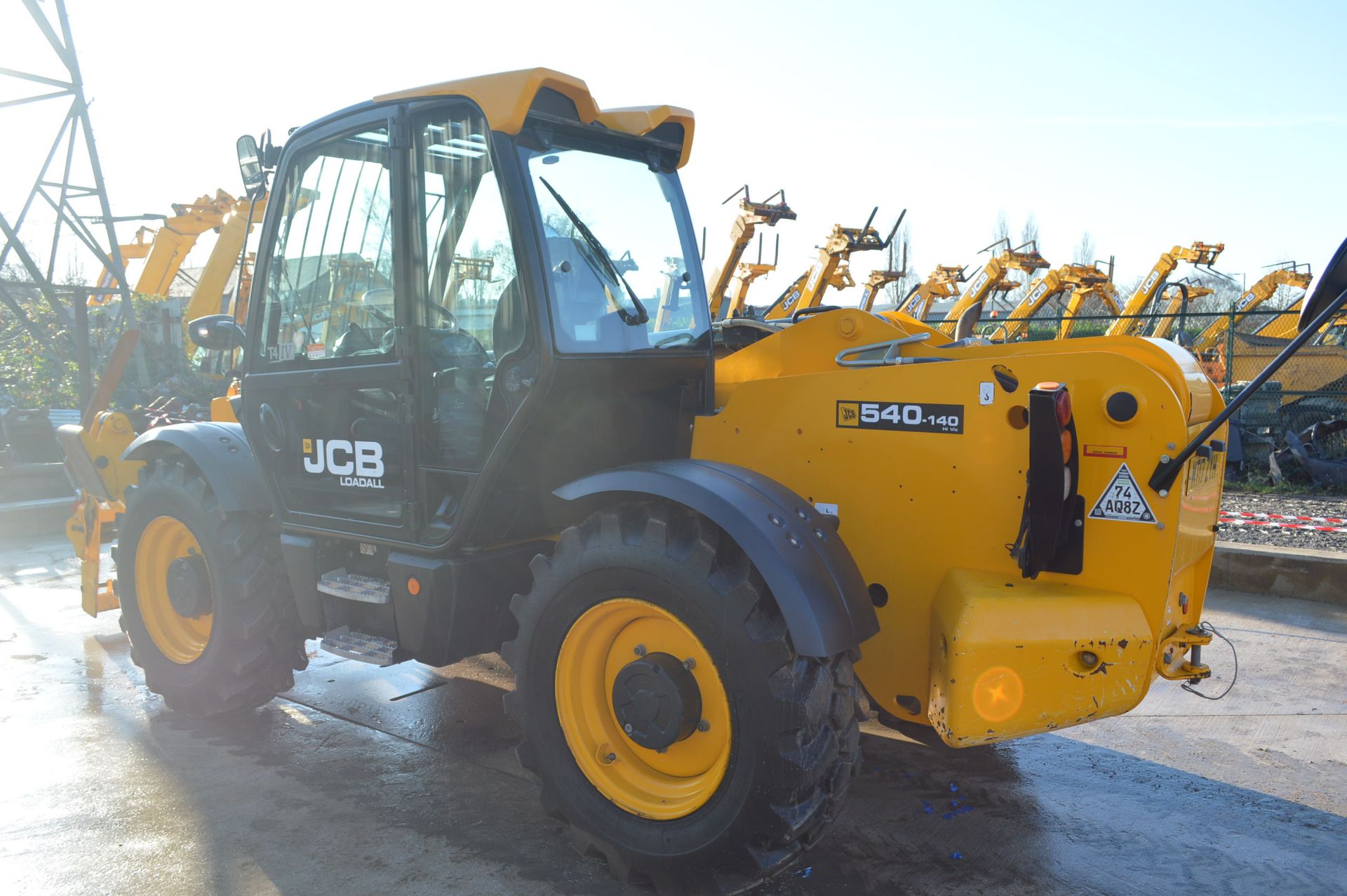 JCB 540-140 HI VIZ TELEHANDLER, registration no. M - Image 4 of 9