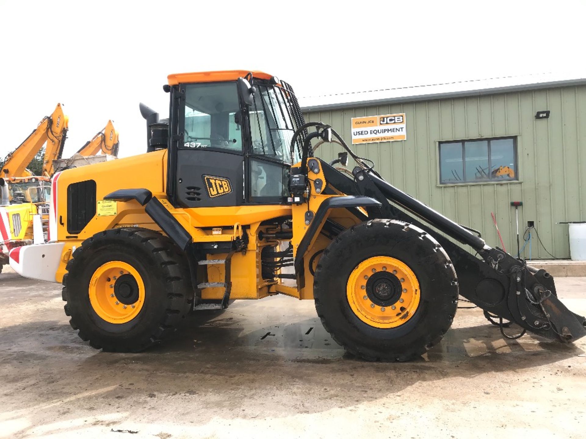 JCB 437HT HIGH LIFT WHEELED LOADER, year of manufa - Image 4 of 16