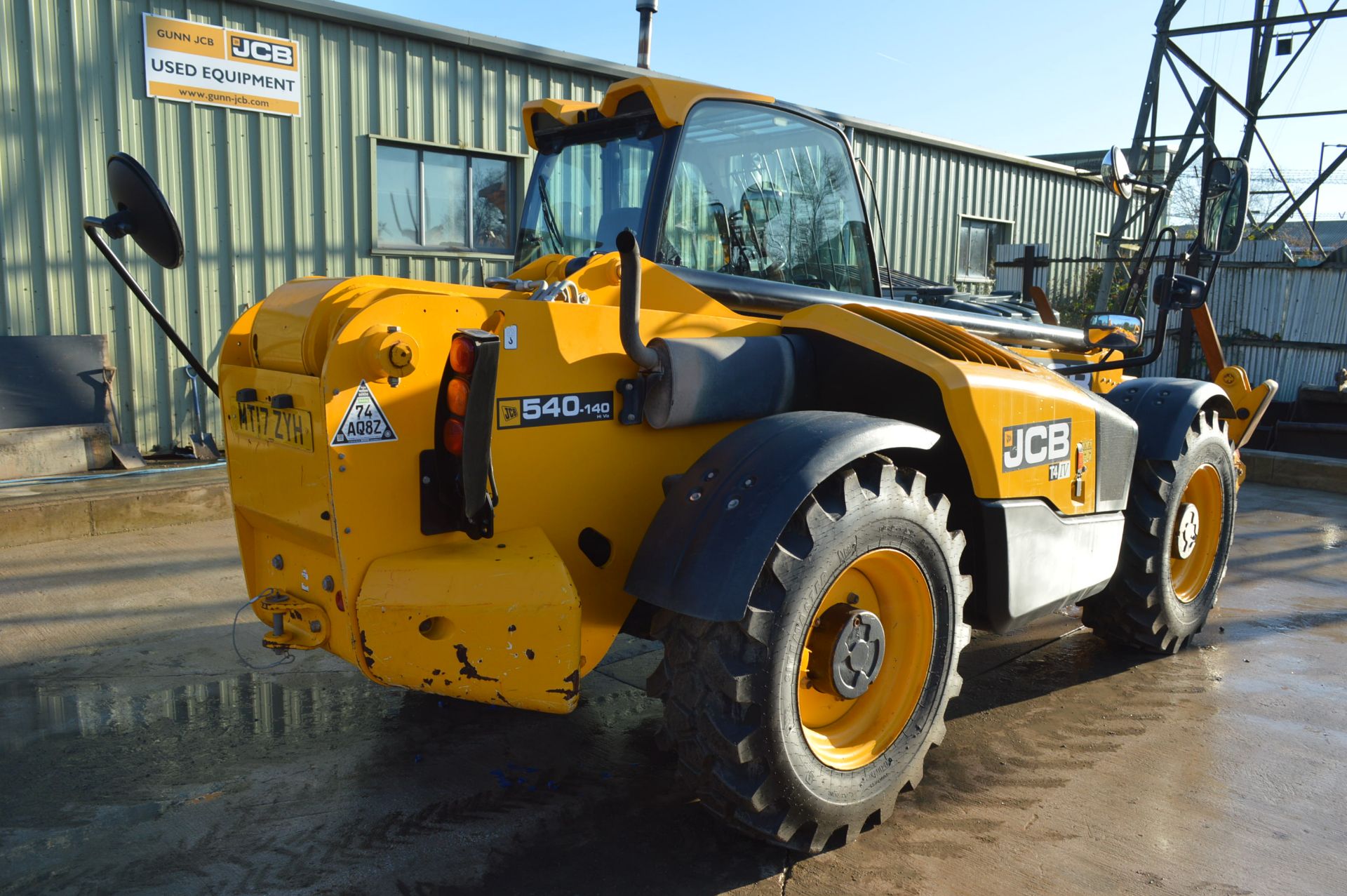 JCB 540-140 HI VIZ TELEHANDLER, registration no. M - Image 3 of 9