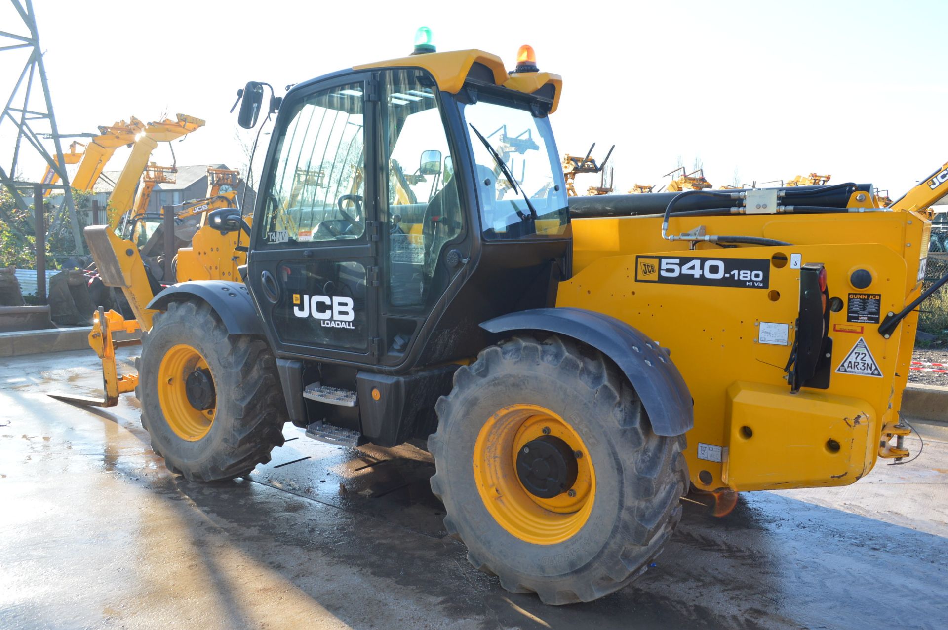 JCB 540-180 HI VIZ TELEHANDLER, registration no. M - Image 5 of 9