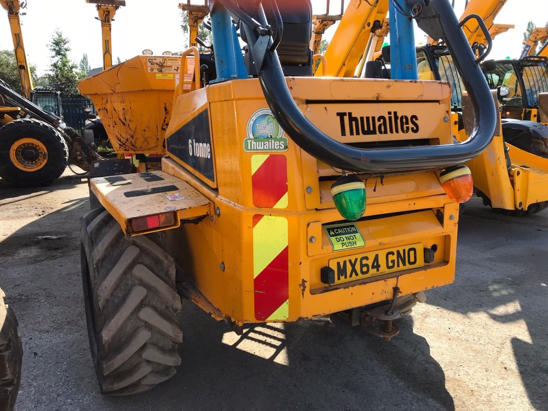 Thwaites MACH866 6 TONNE SWIVEL DUMPER, vin no. SL - Image 4 of 10