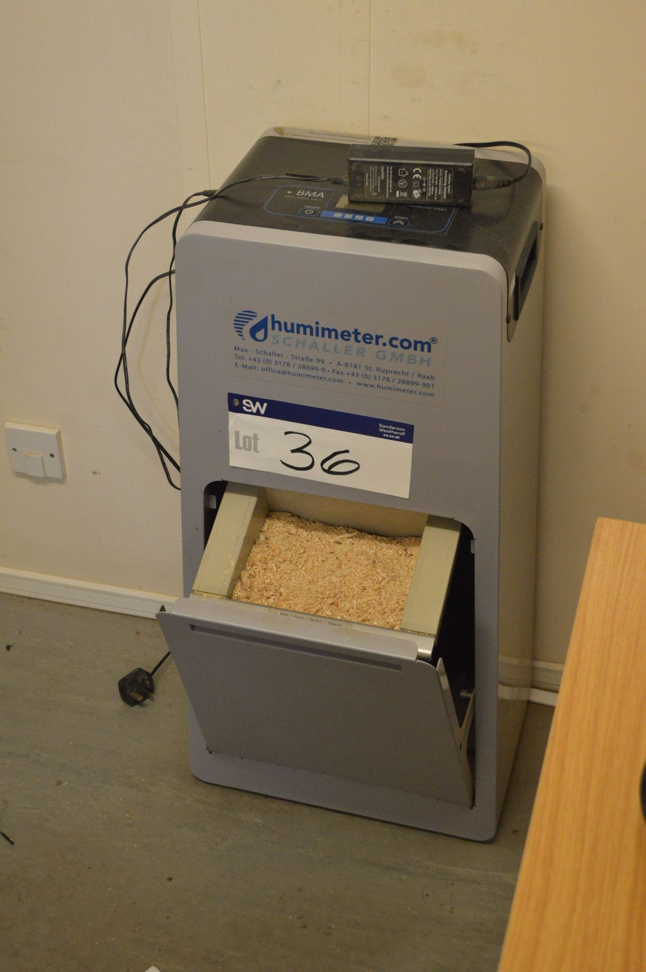 Schaller HUMIMETER BIOMASS MOISTURE ANALYSER, (please note this lot is part of combination lot 50)