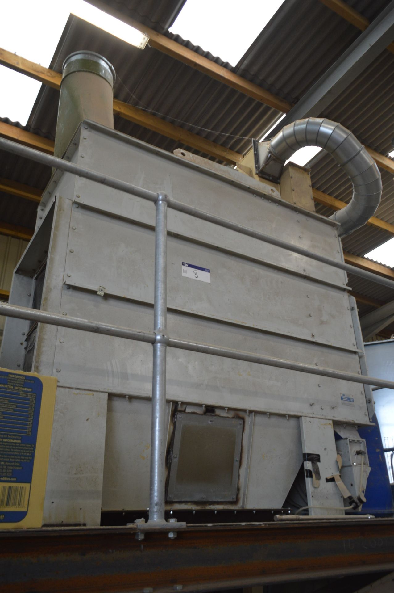 DCE Dalamatic DU454 F12 DUST FILTER UNIT, serial no. 607878, 11kW, fitted centrifugal fan and with - Image 7 of 8