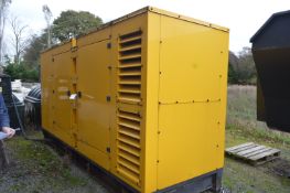 Aska AD550 500kVA PACKAGED GENERATOR, serial no. EASOA100944, indicated hours 8716, with Doosan