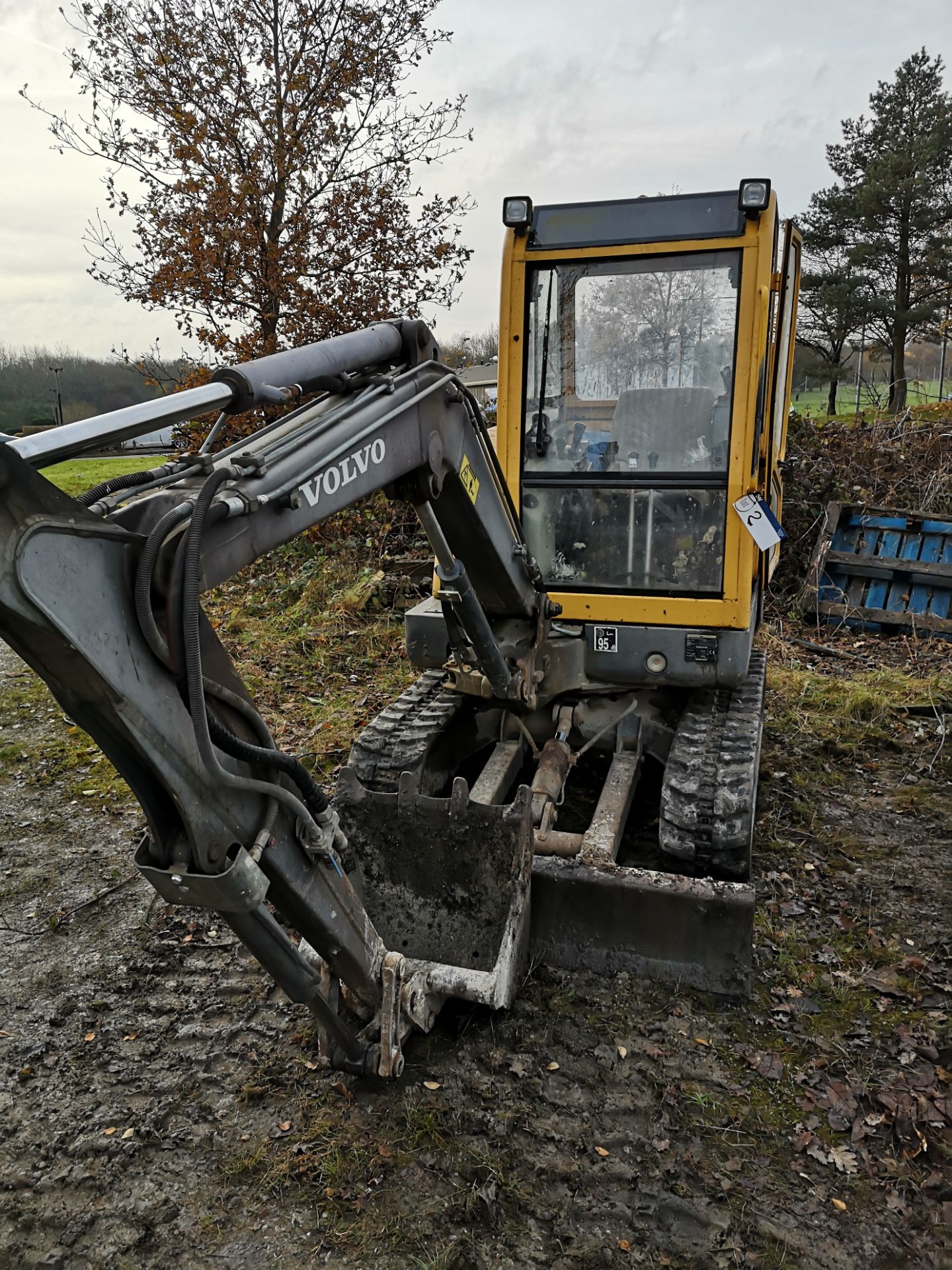 Volvo 2.5t Mini Excavator. Model 281. Serial Numbe